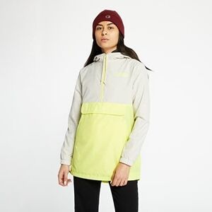 Champion Women's Light Gray and Neon Yellow Utility Anorak